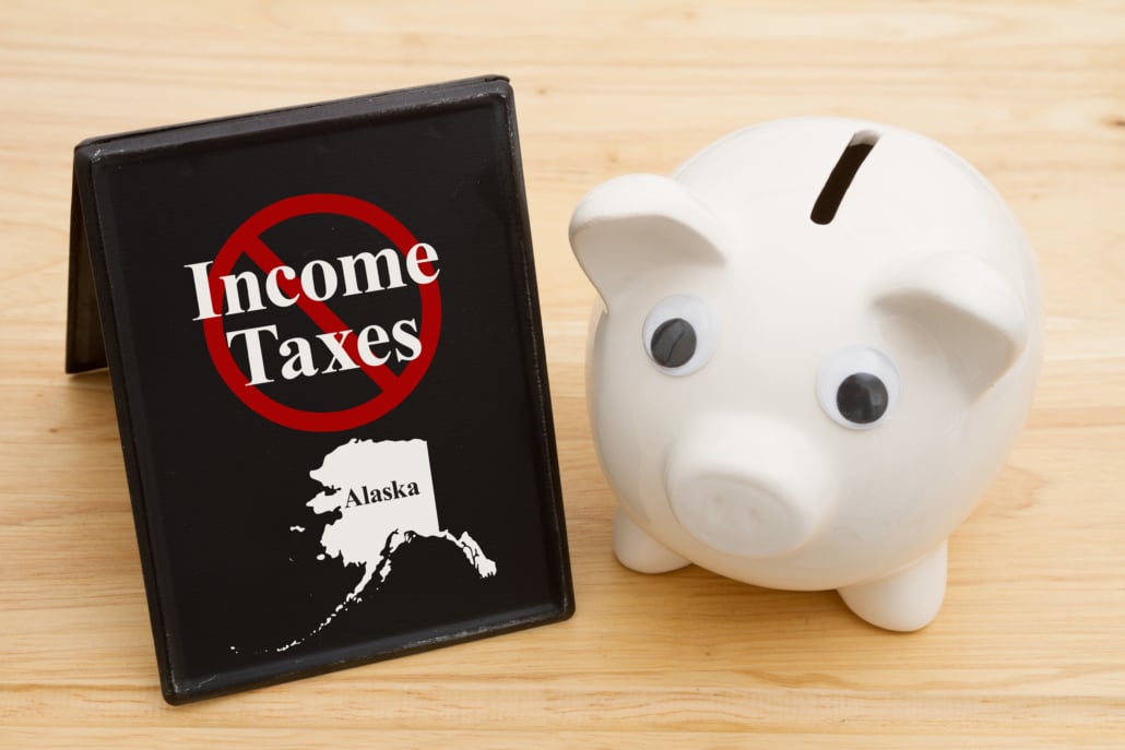 What 8 States have no personal income tax? Image